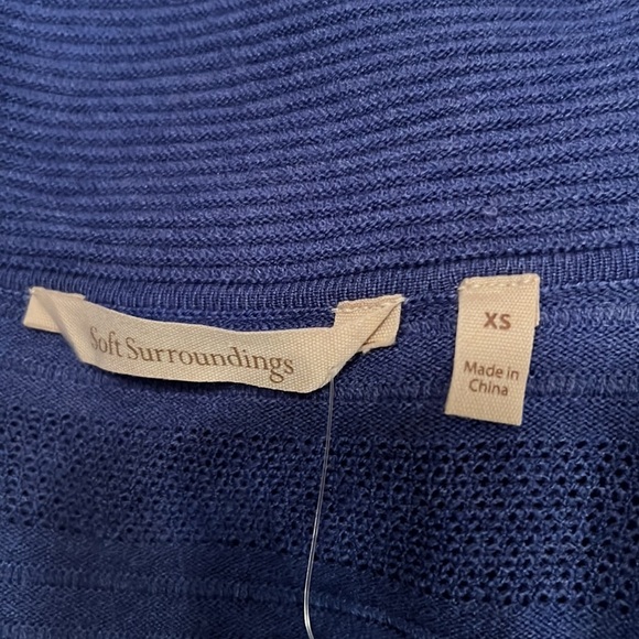 Soft Surroundings Cactus Wren Sweater in Amparo Blue - Picture 11 of 14